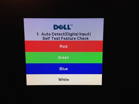 dell self test box not working